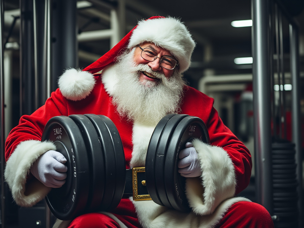 weihnachtsmann stemmt